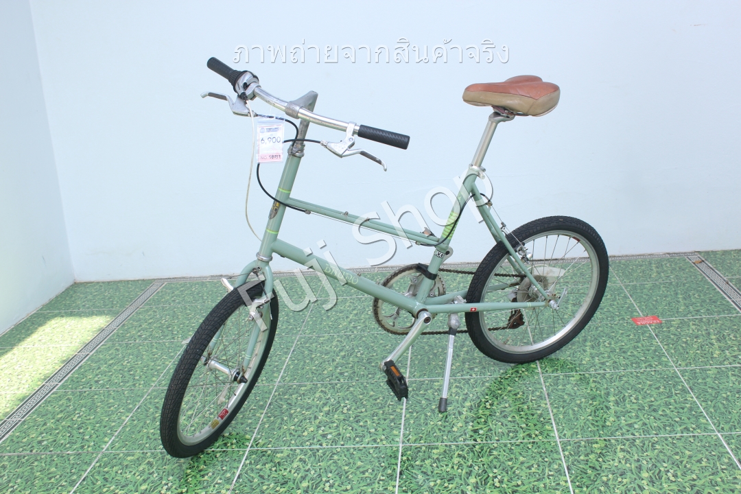 จักรยานญี่ปุ่น - ล้อ 20 นิ้ว - มีเกียร์ - Bruno - สีเขียว [จักรยานมือสอง]