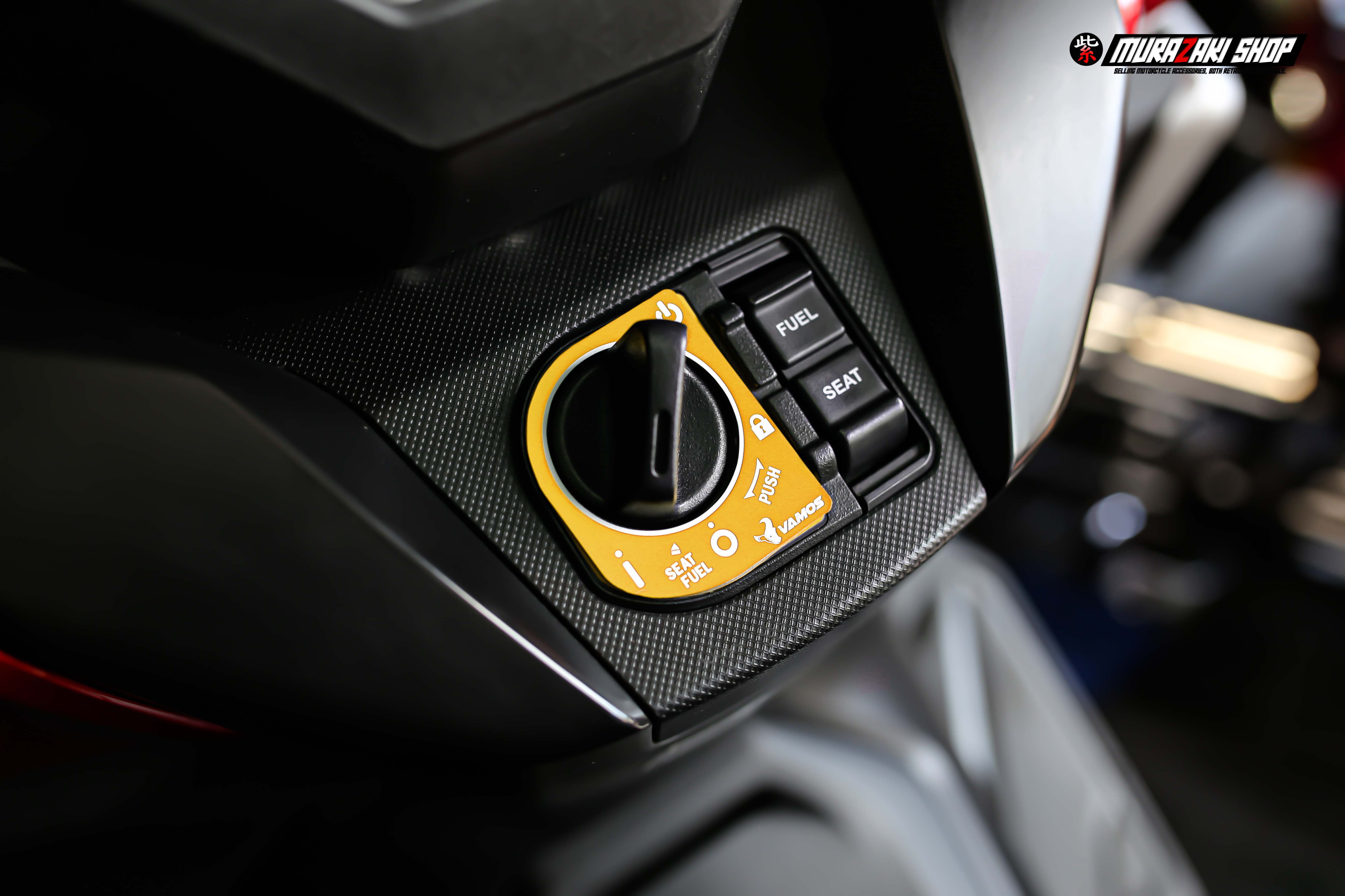 ครอบกุญเเจ VAMOS FORZA 300-350มี 2 แบบ - อลูมิเนียม 140.ไทเทเนียมแท้210