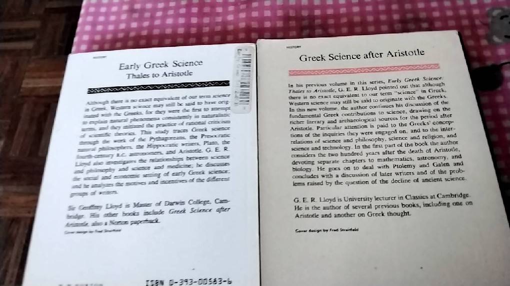 ประวัติวิทยาศาสตร์กรีกโบราณ (1ชุด 2 เล่ม)