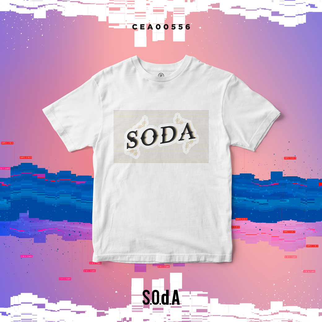 เสื้อยืด พิมพ์ลาย S.O.d.A Retro CEA00556 #เสื้อยืด #SOdA #SHOPTER