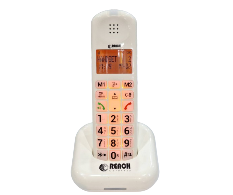 REACH DP2800 : โทรศัพท์ Analog ไร้สาย เชื่อมต่อกันได้สูงสุด 4 เครื่อง