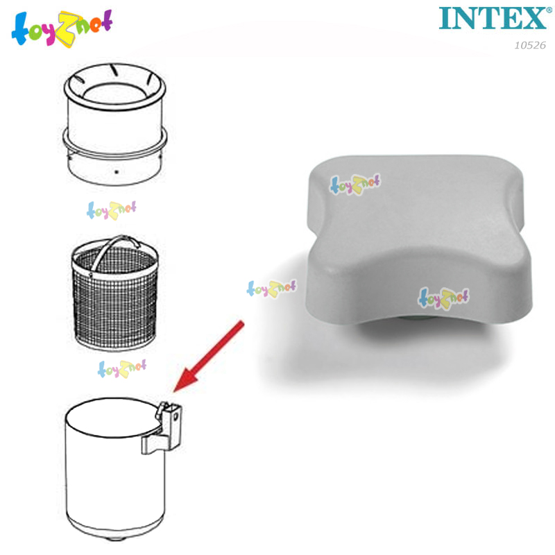 Intex ส่งฟรี น็อคยึดที่ดักสิ่งสกปรกบนผิวน้ำ รุ่น 10526