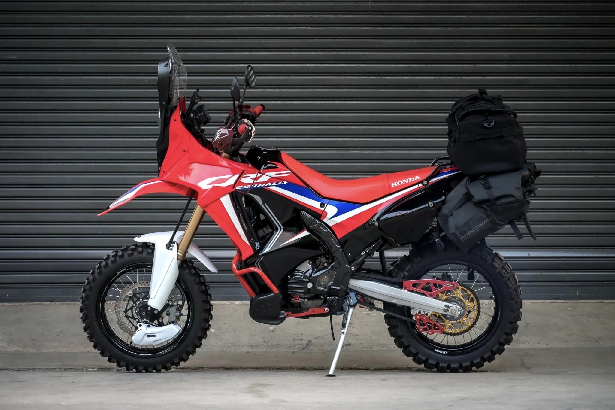 แร็คข้าง(ต้องมีแร็คท้ายก่อน) 3500฿ motozaaa CRF300L / CRF300Rally