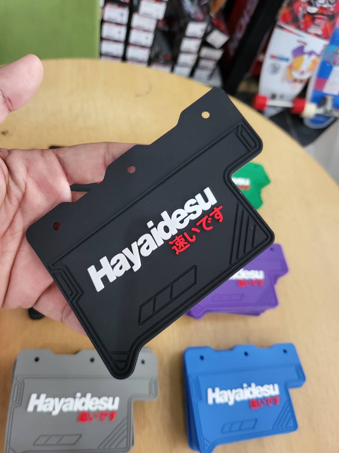 ยางกันดีดใน Giorno+ มี 6 สีให้เลือก