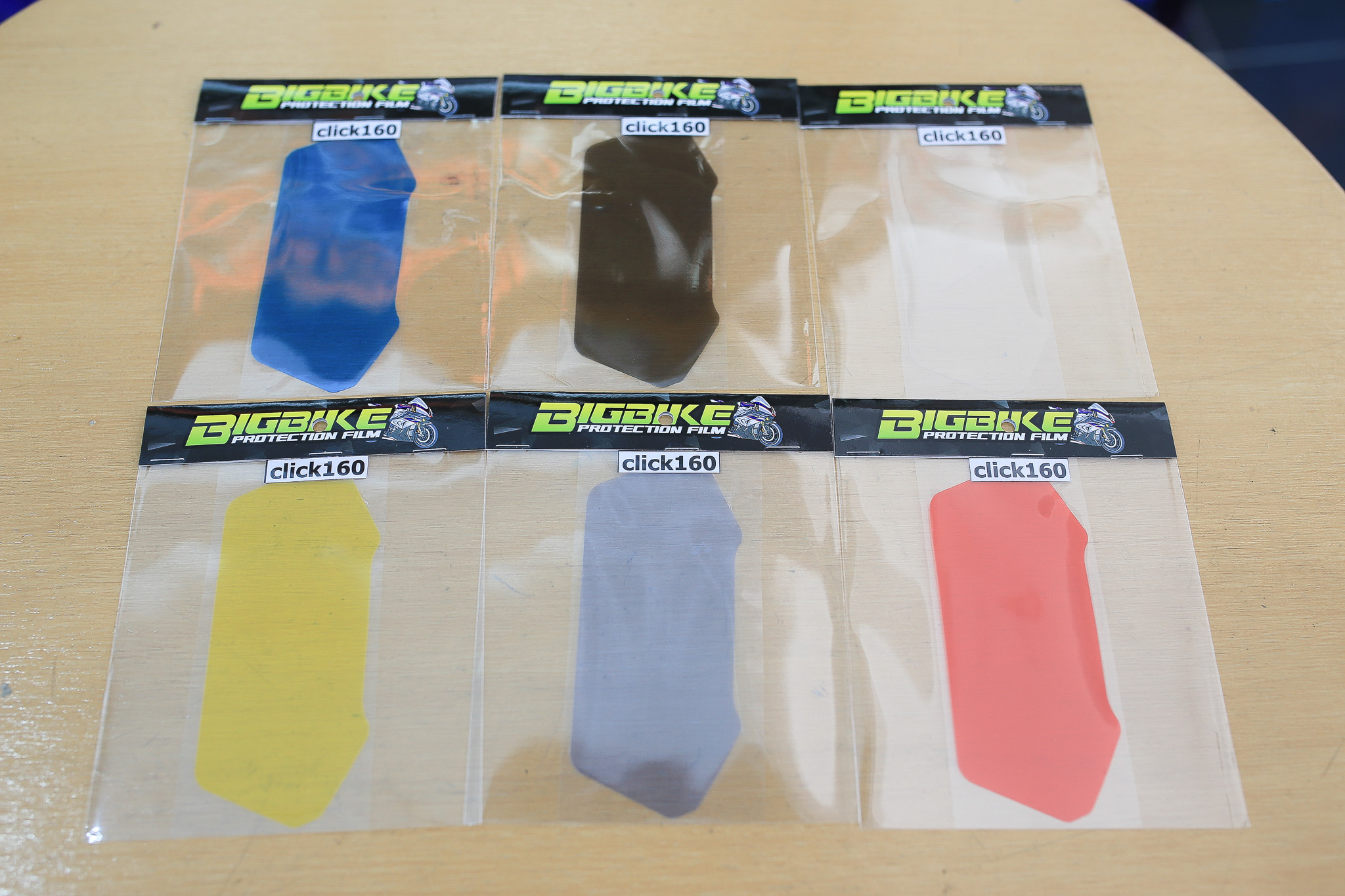 ฟิล์มเรือนไมล์ Honda Giorno+ มีสีชา ฟ้า น้ำเงิน แดง เหลือง ใส