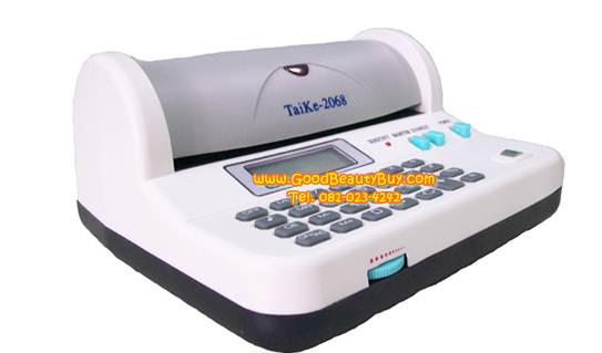 เครื่องตรวจแบงค์ปลอม เครื่องตรวจธนบัตร money detector taike-2068 ตรวจลายน้ำ ตรวจสลากรัฐบาลได้