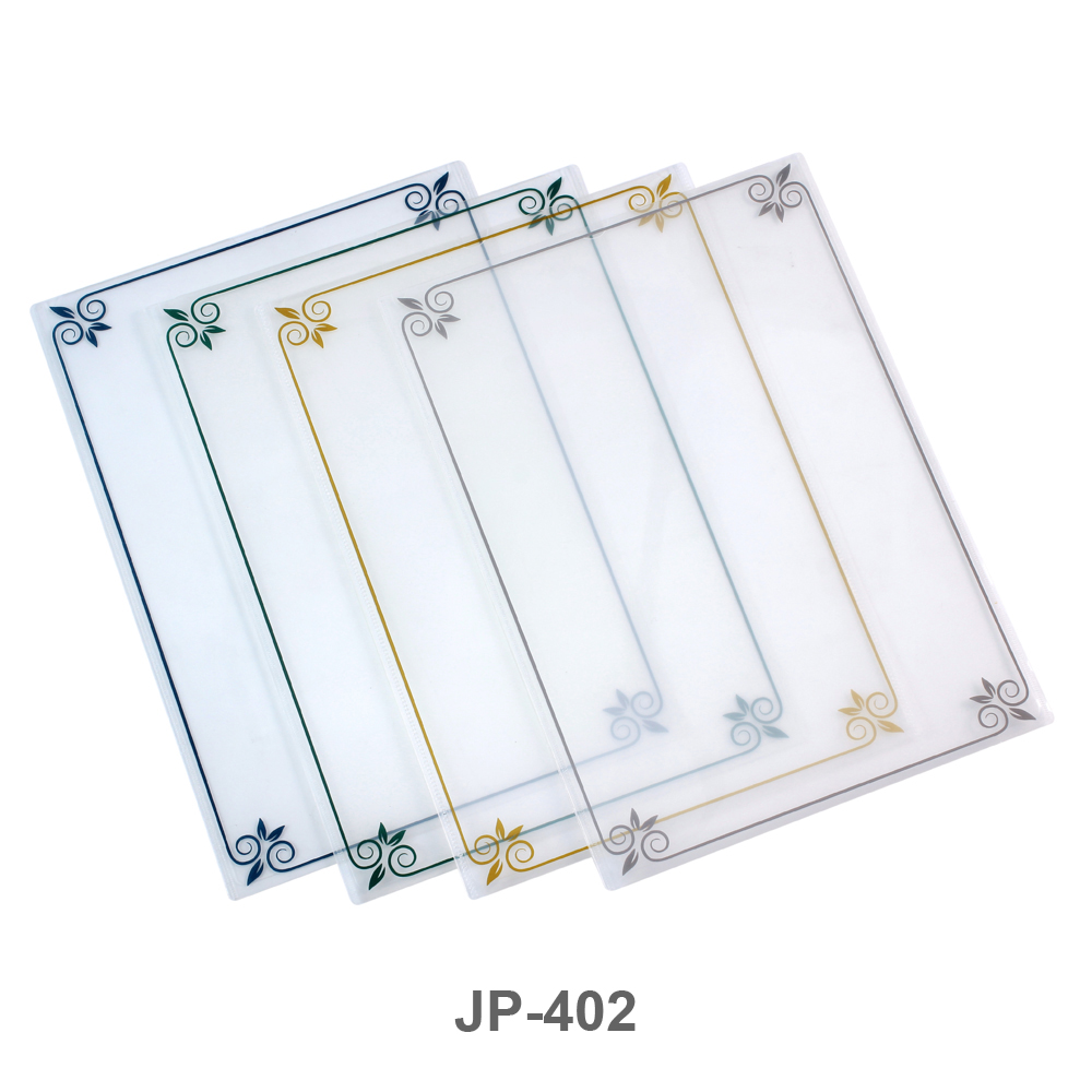 ซองประกาศนียบัตร A4 PP Card Case ลายมุมใบไม้
