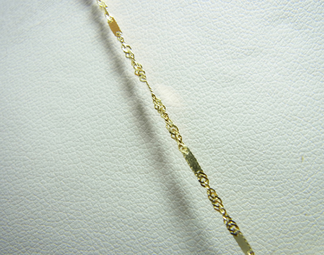 สร้อย Tin cup อิตาลี 18k,มุก south sea 11-12 มิล AAA สีทอง