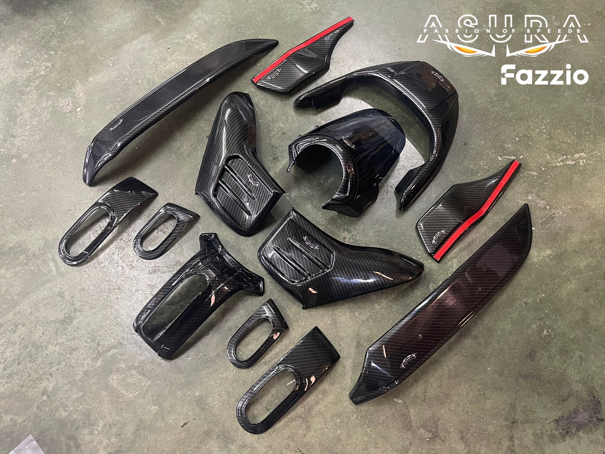 ของแต่ง YAMAHA FAZZIO (ชุดสีครอบ+รวมแร็คข้าง ราคาเริ่มต้น 11,940บาท)