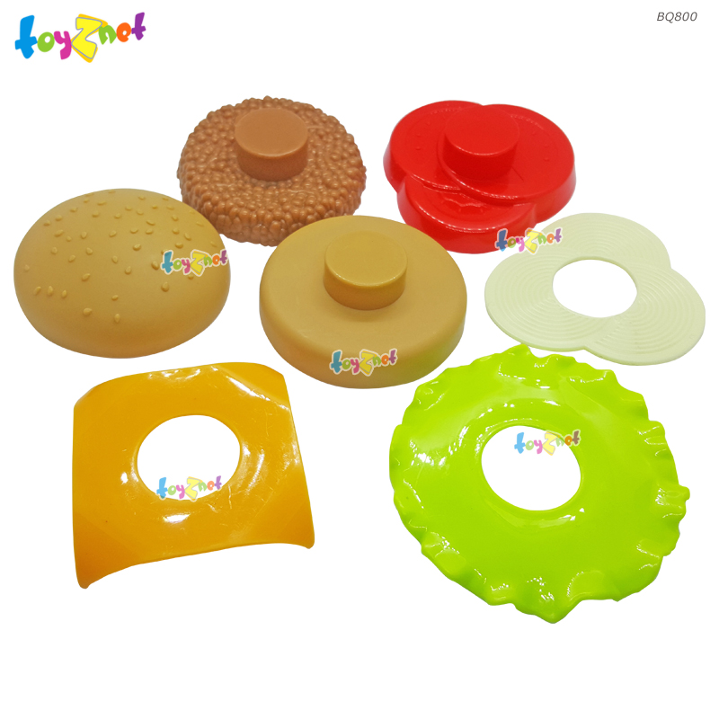 Toyznet hamburger kitchen toy assembly simulation model BQ800