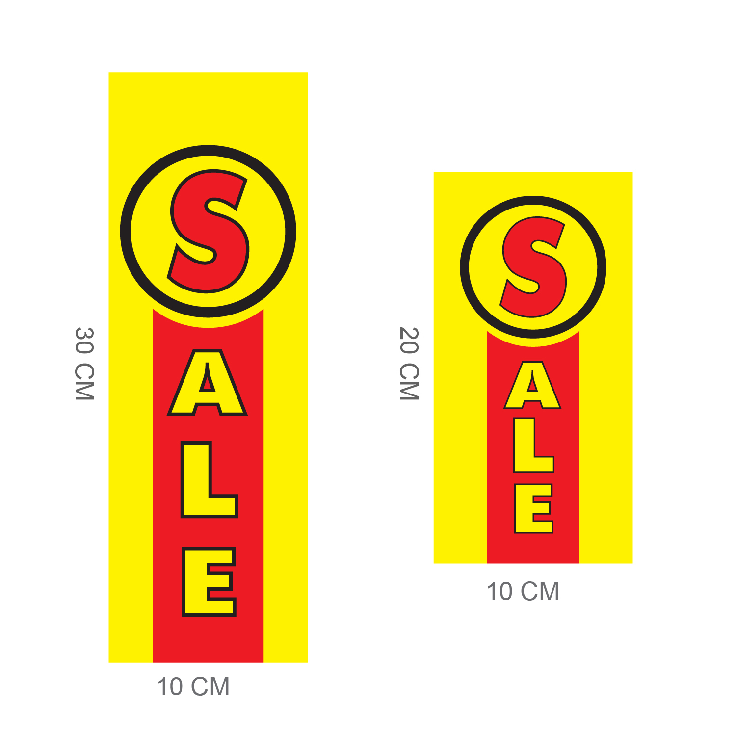 PM-121 PL-131 ขนาด ป้ายราคา Tag Sale ข้อความ ชุด D