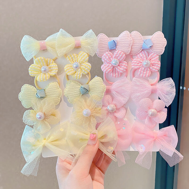 บ้านพลู🏠 กิ๊บติดผม ยางรัดผม กิ๊บโบว์โบว์ กิ๊บดอกไม้ สำหรับเด็กผู้หญิง กิ๊บเซต 10 ชิ้น