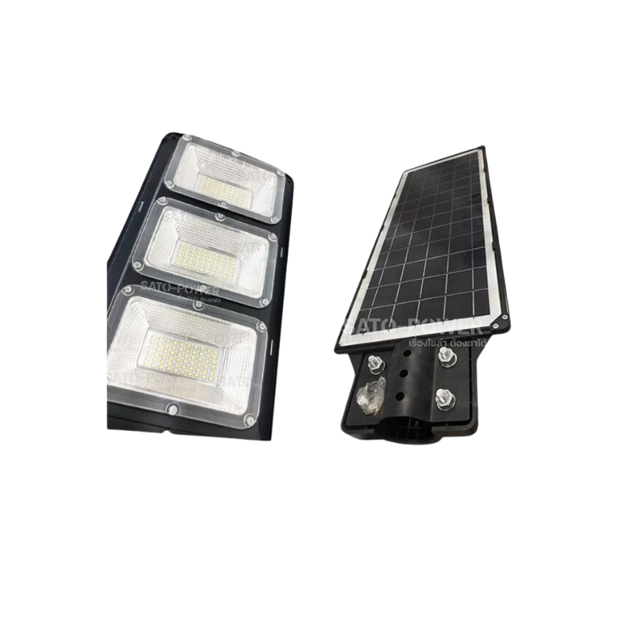 Street Light DC 12V 60W DayLight | โคมไฟถนน DC 12V 60W แผงในตัว แสงขาว/เดย์ไลท์ พร้อมชาร์จในตัว โคมไฟโซลาเซลล์ โคมไฟถนนDC โคมไฟถนนแสงขาว 60 วัตต์