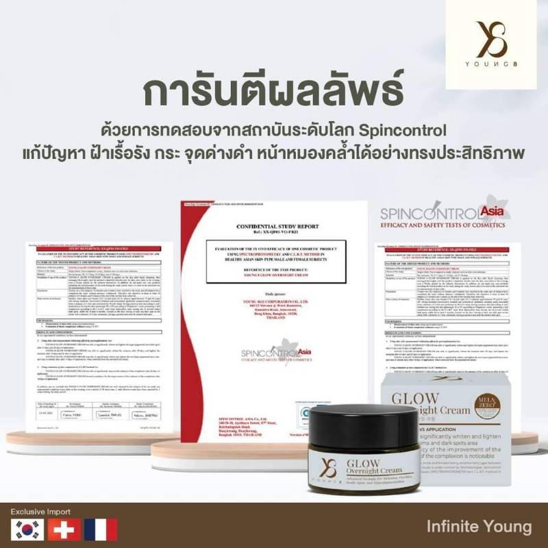 Y8 Glow การันตีผลลัพธ์