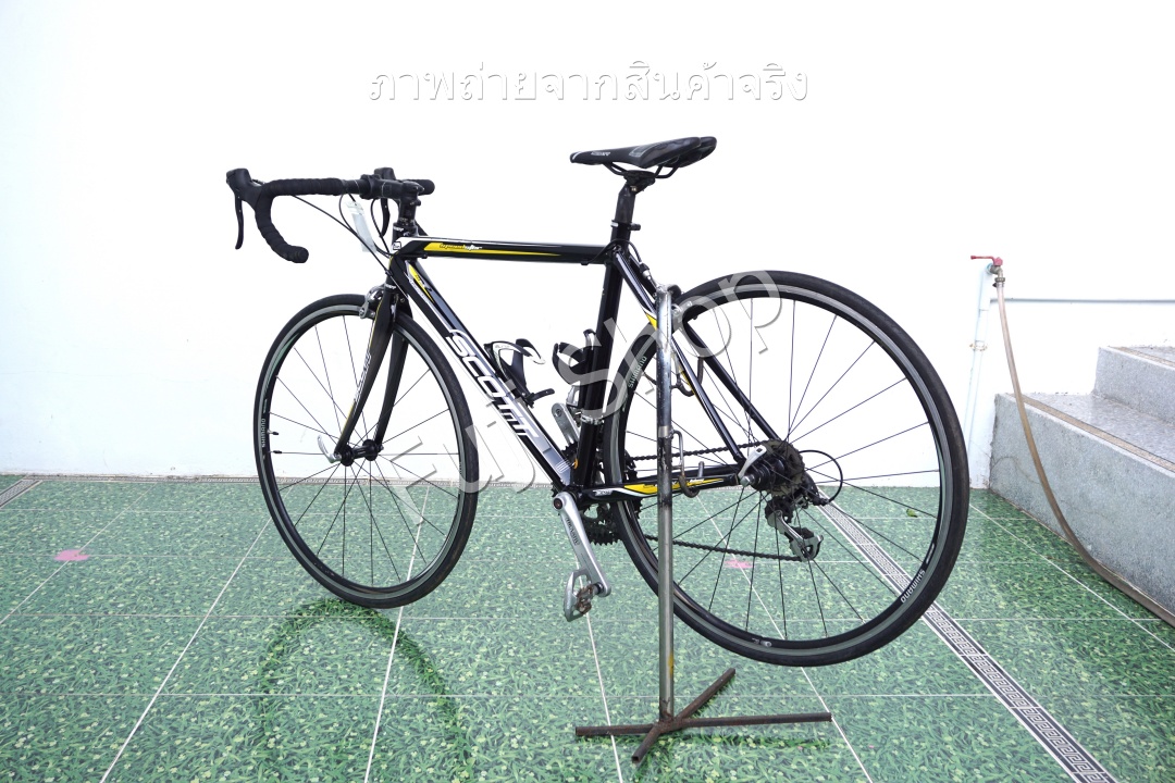 จักรยานเสือหมอบญี่ปุ่น - ล้อ 700c - มีเกียร์ - อลูมิเนียม - Scott Speedster - สีดำ [จักรยานมือสอง]