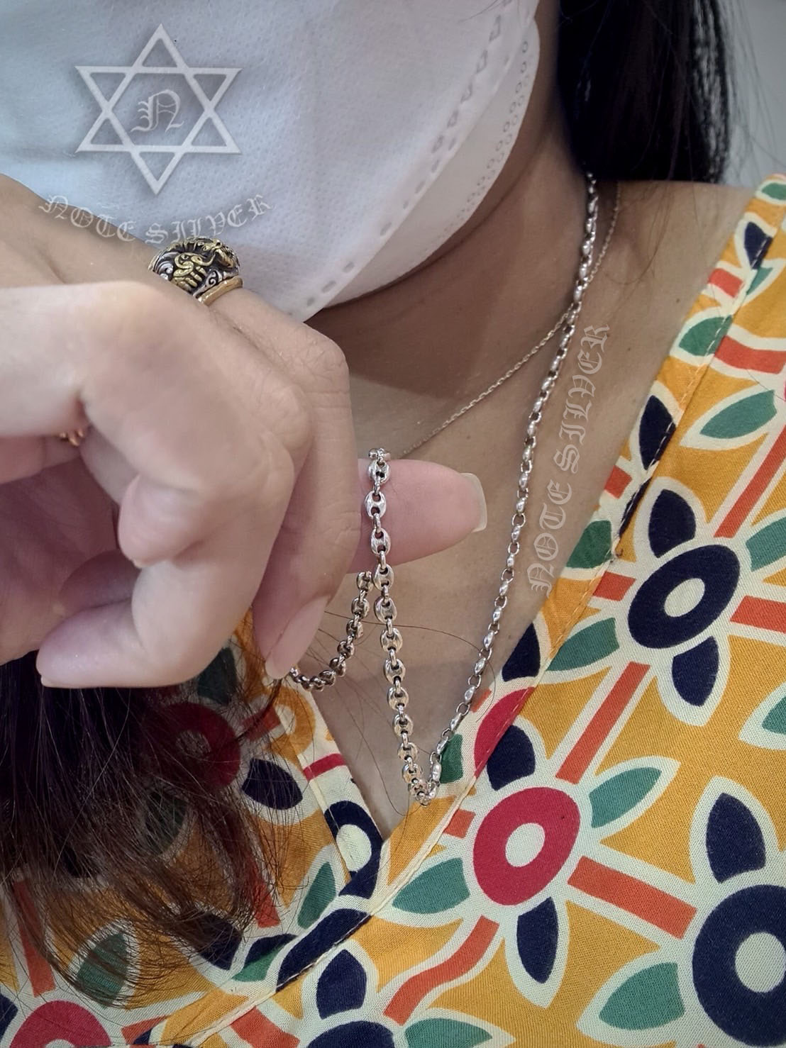 สร้อยคอเงินแท้ Infinity Size SS เนื้อเงินแท้ Sterling Silver 925 NSNL2656