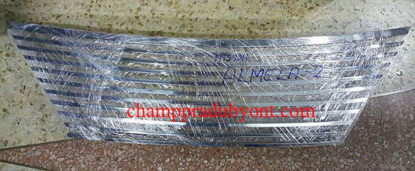 กระจังหน้า NISSAN ALMERA 14-16 ทรง VIP สแตนเลส