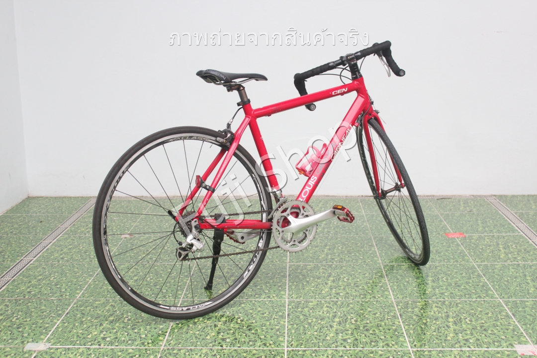 จักรยานเสือหมอบญี่ปุ่น - ล้อ 700c - มีเกียร์ - อลูมิเนียม - Louis Garneau CEN - สีแดง [จักรยานมือสอง]