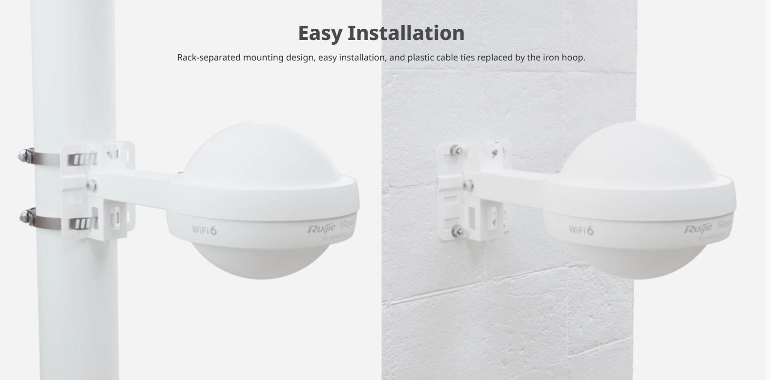RUIJIE RG-RAP6262(G) Outdoor Access Point Wi-Fi 6, 1775Mbps, 2*GE, IP68 BY BILLIONAIRE SECURETECH RG-RAP6262(G)