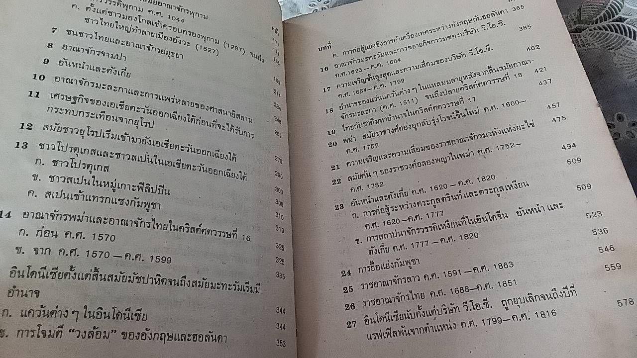 ประวัติศาสตร์เอเชียตะวันออกเฉียงใต้ ( 1 ชุด 2 เล่ม )