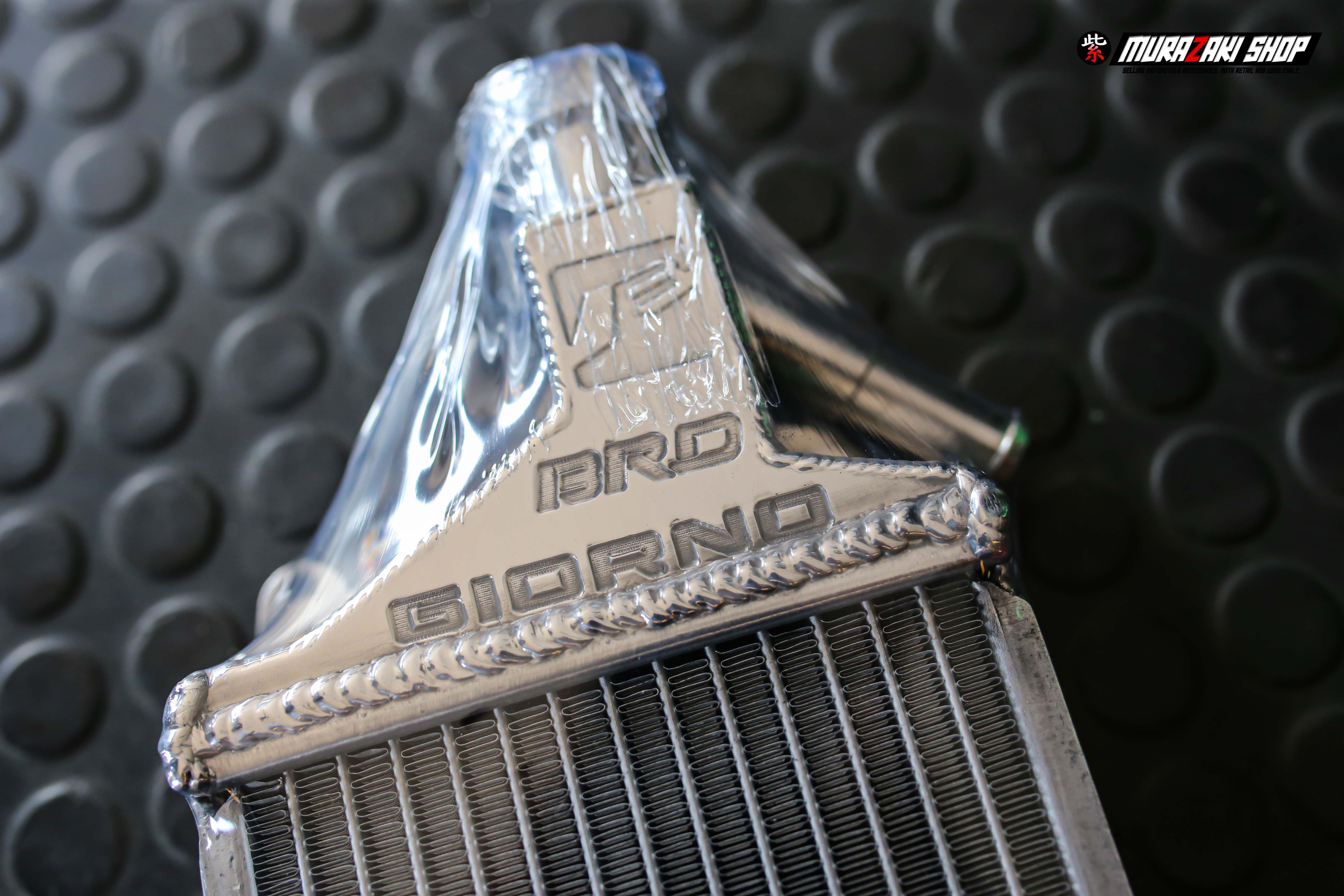 หม้อน้ำอลูมิเนียม BRD รุ่น GIORNO สีเงิน/สีดำ