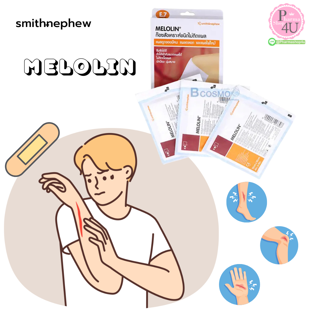 MELOLIN แผ่นปิดแผล