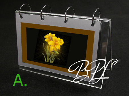 ปฏิทินตั้งโต๊ะอะครีลิค ทุกขนาด