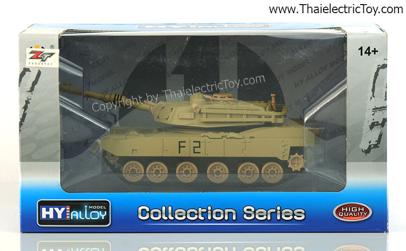 โมเดลรถถัง M1A2 Abrams ความยาว 7 นิ้ว เป็นเหล็กทั้งคัน มีเสียง มีไฟ (มีคลิปให้ชม)