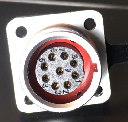 9pole female #0.75sqmm 3A, box mounting IP67 "SF1213/S9"