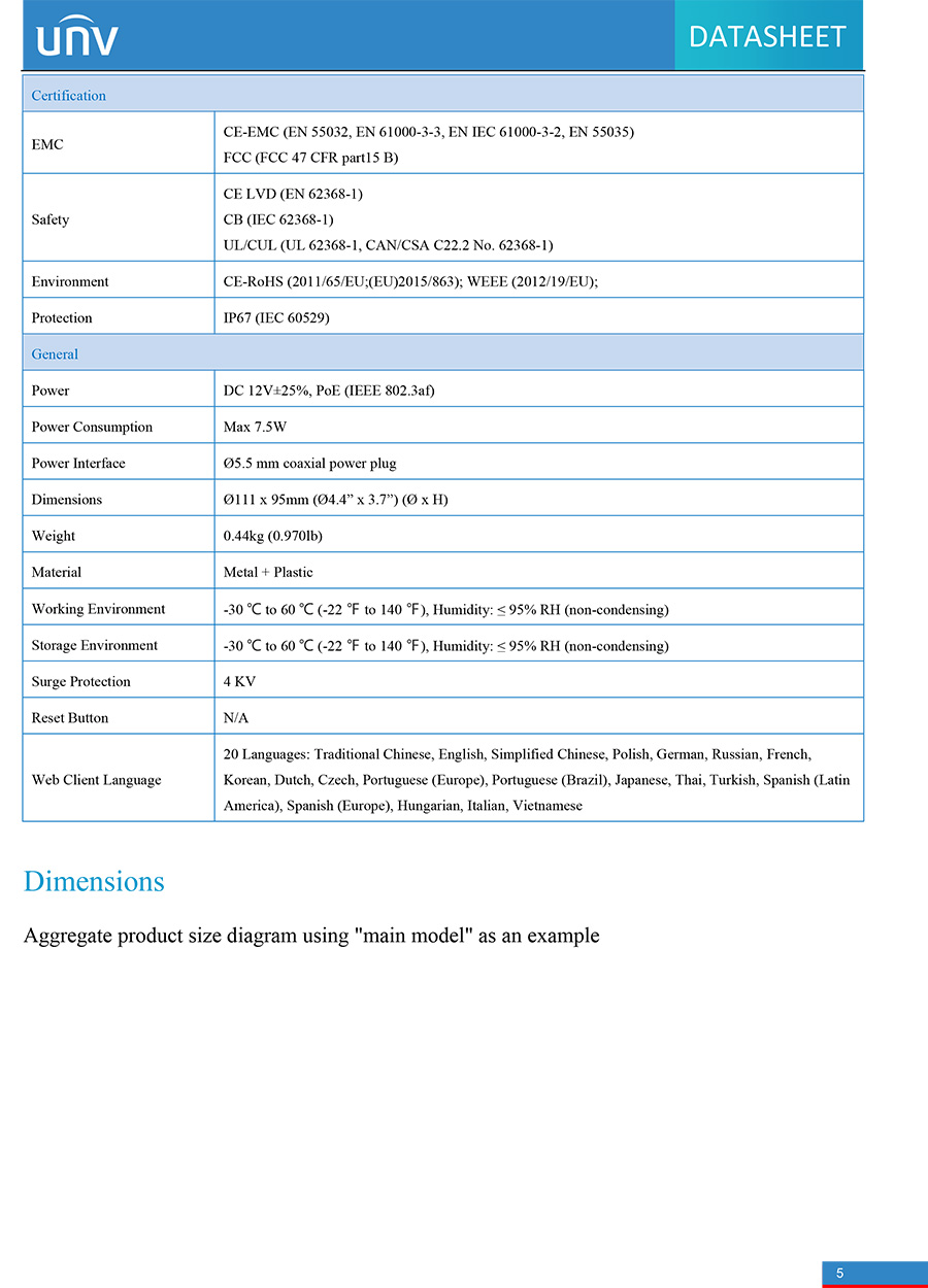 UNIVIEW IPC3614SB-ADF28(40)KMC-I0 กล้องวงจรปิด IP CAMERA 4MP Tri-Guard Fixed Dual-light BY BILLIONAIRE SECURETECH IPC3614SB-ADF28(40)KMC-I0