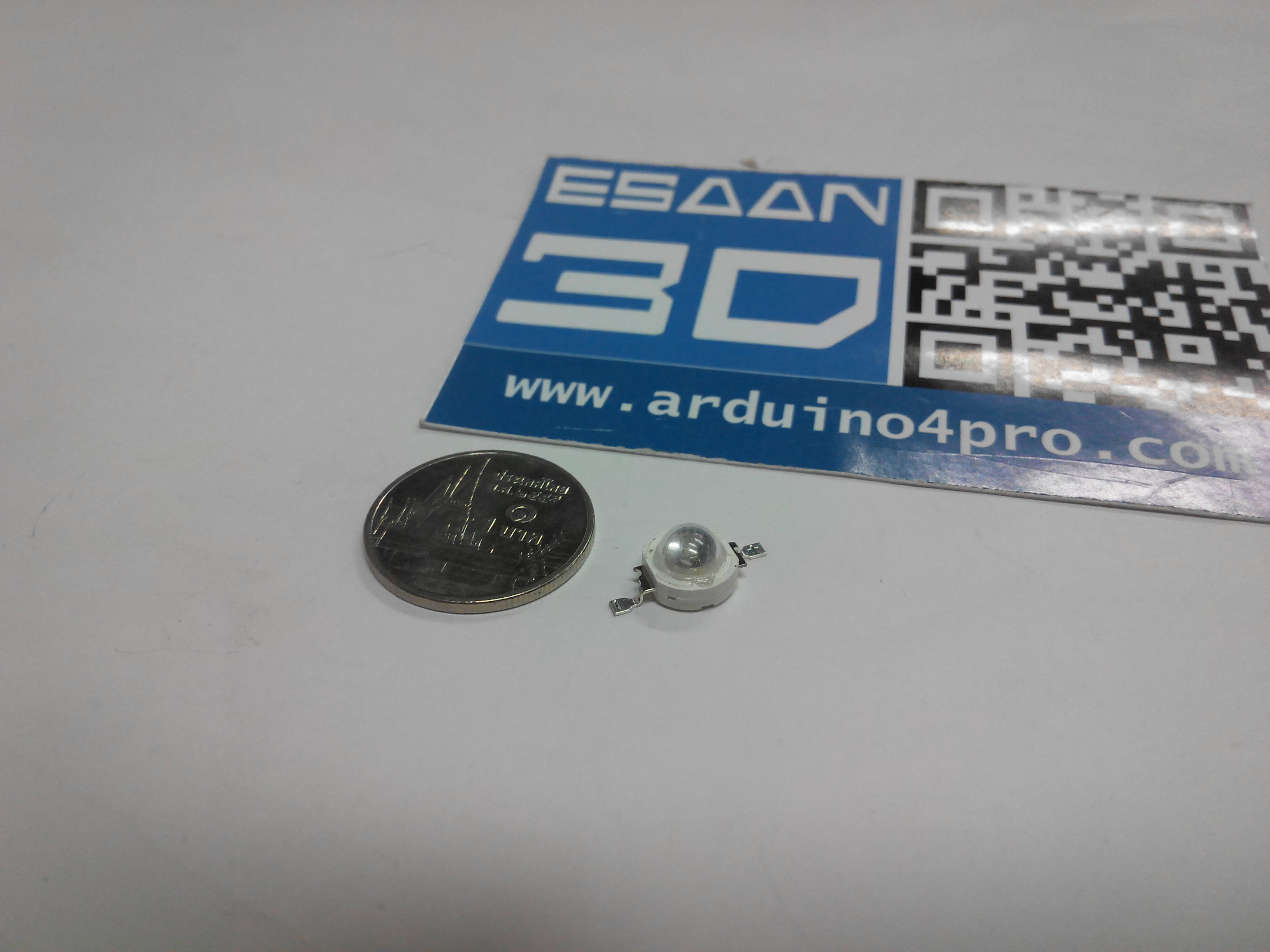 1W power LED แสงสีเขียว แรงดัน 3.2-3.4V อัตราความสว่าง 100-120LM