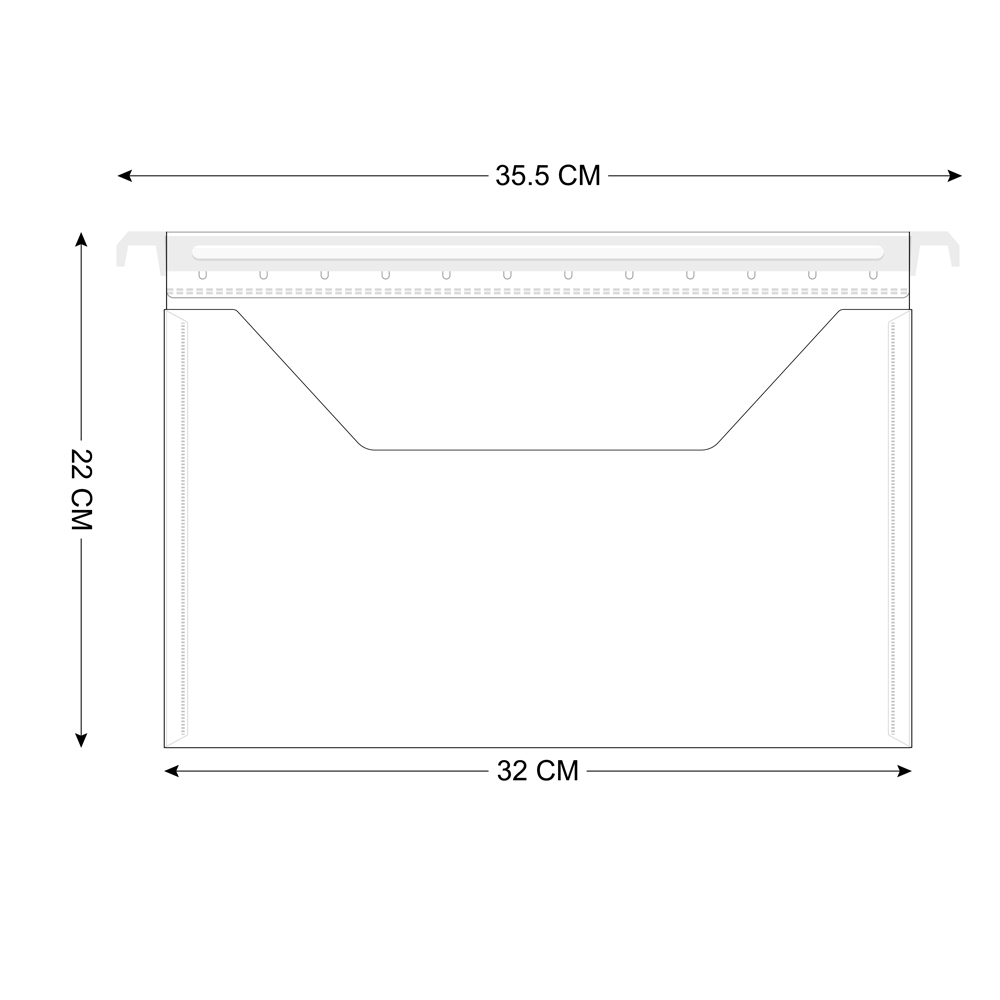 ชุดแฟ้มแขวนพลาสติก A4 พร้อมโครงเหล็กขาตั้ง