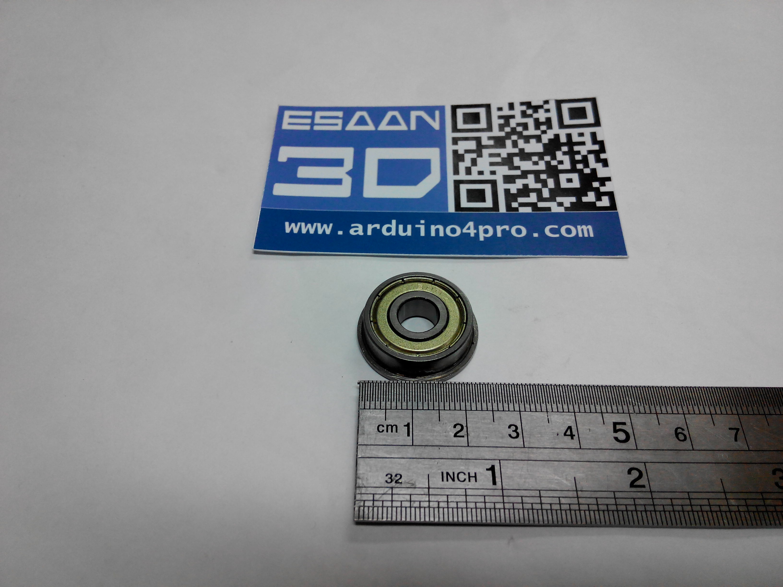 F608ZZ มีขอบข้าง 8mm* 22mm*7mm flange ball bearing