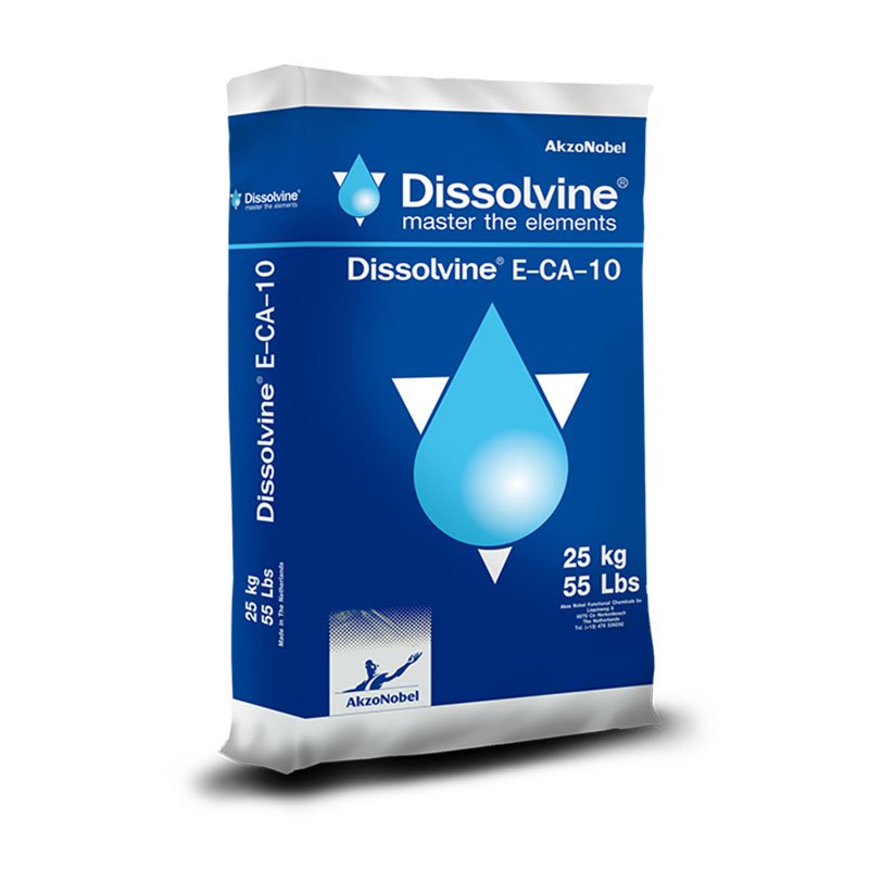 ผงจุลธาตุแคลเซียมคีเลตอีดีทีเอ 10% Dissolvine E-CA-10 (EDTA Ca 10%; Aczonobel Netherland) บรรจุ 1 กิโลกรัม (R)