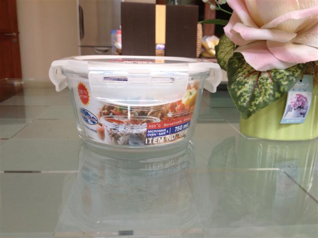 กล่อง S.Lock 6082 แก้ว 750ml. 15*8
