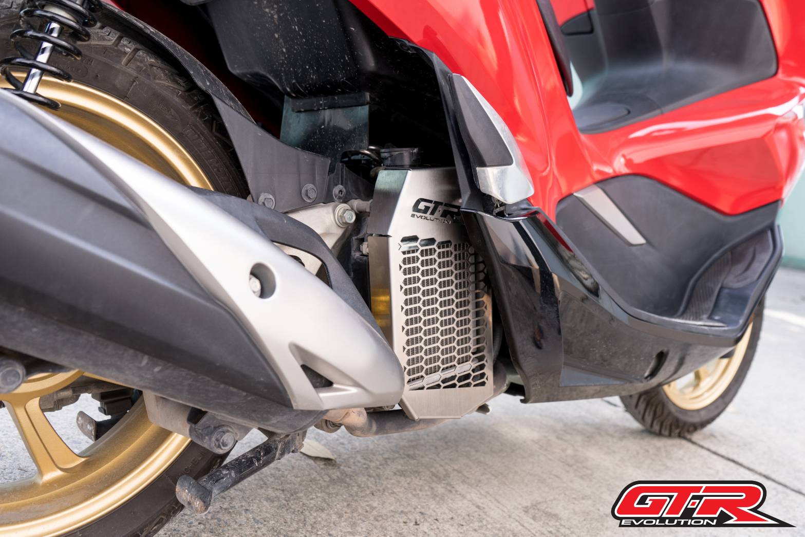 ตะแกรงหม้อน้ำ (สแตนเลส) GTR ADV-150/PCX-150 NEW (ปี2018) สีสแตนเลส