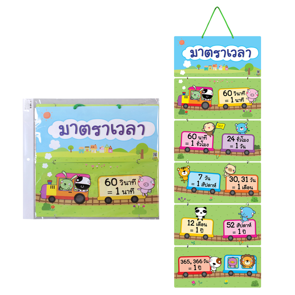 Hanging Display Flashcards Units of Time ET-635