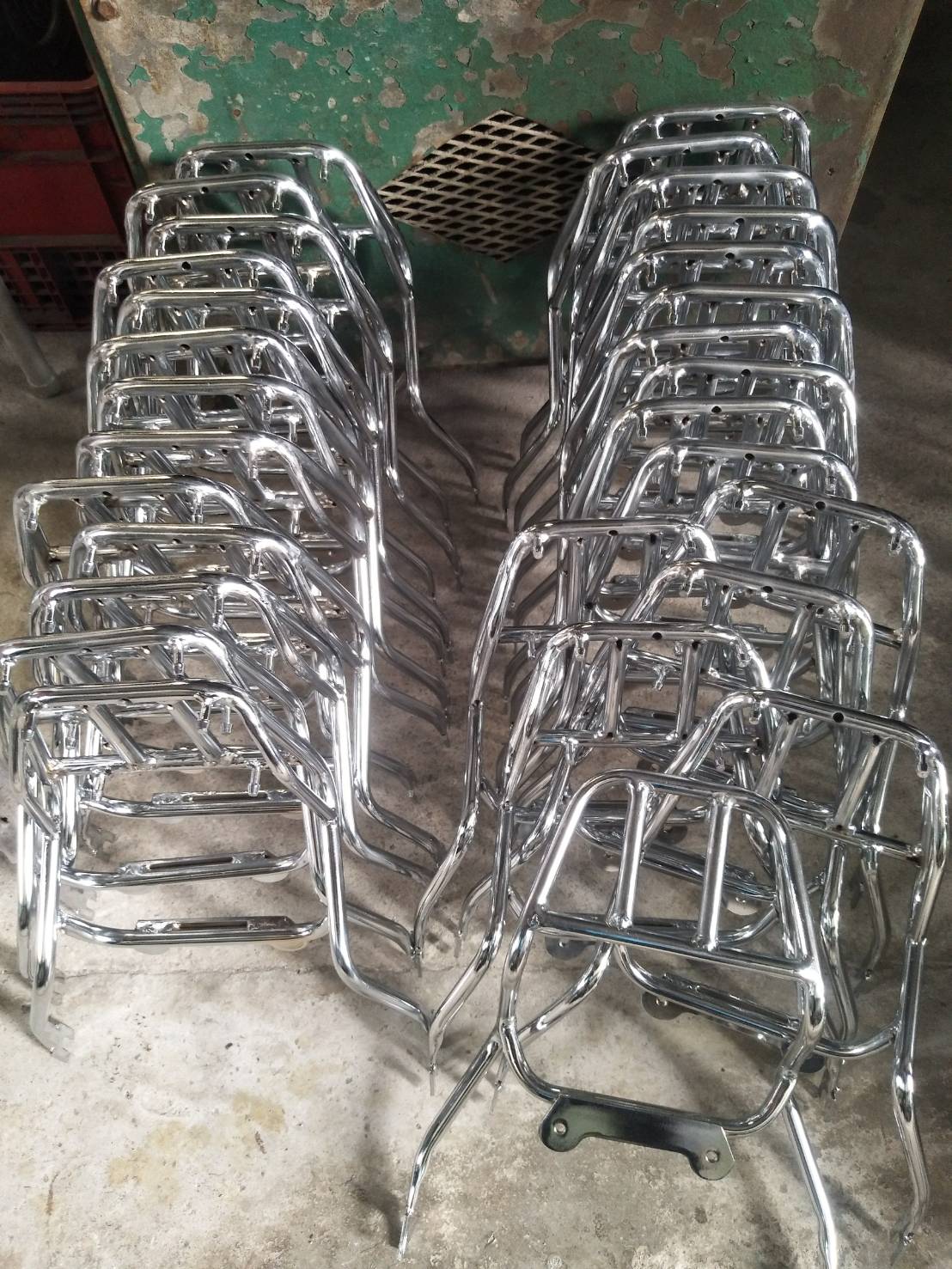 ตะแกรงแร็คหลังชุบเงา HONDA MONKEY 125 AR