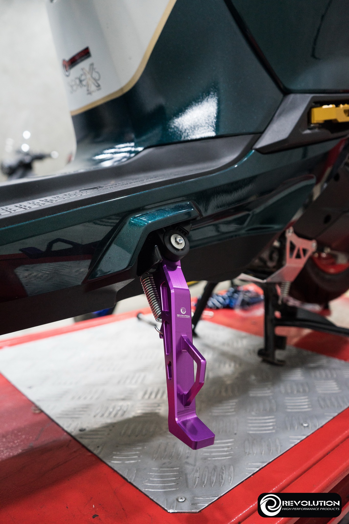 ขาตั้งข้างโหลด CNC REVOLUTION GIORNO+/LEAD-125 (ยาว7นิ้ว) - เงิน - แดง - ทอง - ดำ - เขียว - น้ำเงิน - ส้ม - ม่วง - ชมพู ราคา 1,250 บาท/อัน