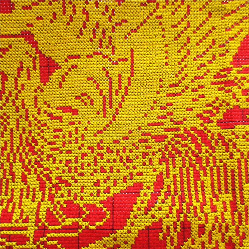 dragon-1013 *พร้อมส่ง* ชุดปักครอสติช ลายมังกรทองหงส์ทอง อวยพรมงคล (ผ้าสีแดง ไม่มีเดินเส้น ไม่มีผังลาย ปักสีเดียว ผ้า11CTพิมพ์ลาย ปัก 3 เส้นเล็ก) ขนาด 145*70 ซม.ผ้าครอสติช 11CTสีแดง พิมพ์ลายปักบนผ้า+ไหมคอตตอนสีเหลืองทอง+เข็ม