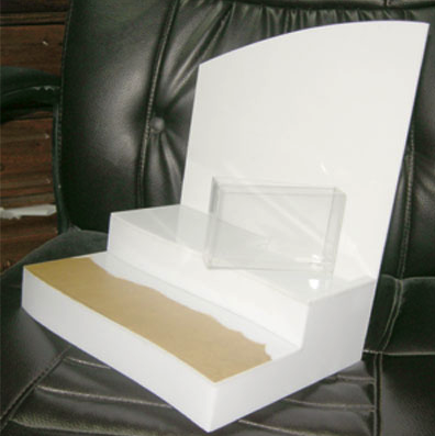 ถาดวางเครื่องสำอางแบบ 2 ชั้นพร้อมกล่องใส่โบรชัวร์