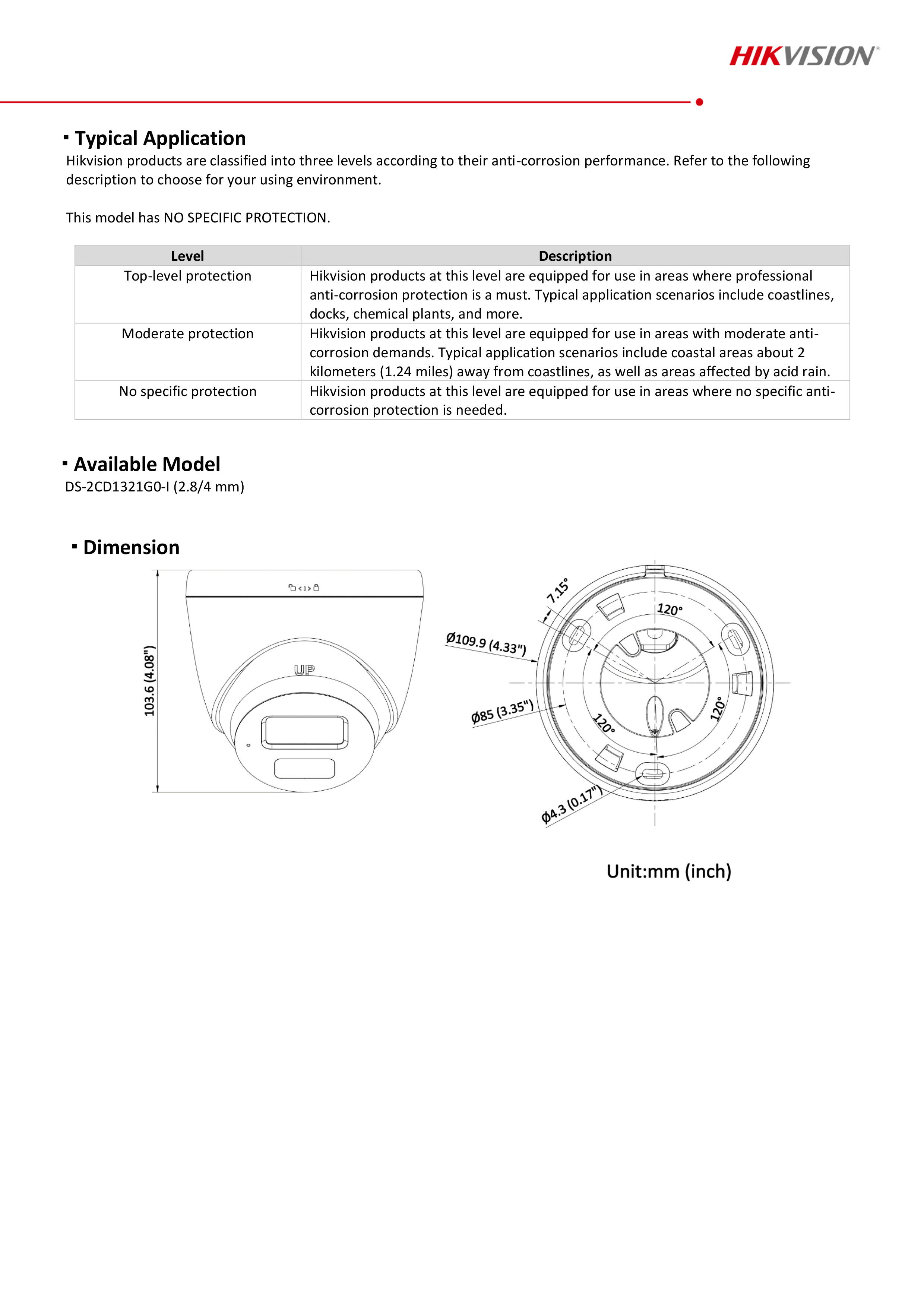 HIKVISION DS-2CD1321G0-I (2.8/4 mm) กล้องวงจรปิดระบบ IP ความละเอียด 2 ล้านพิกเซล POE ไม่ใช่กล้อง WIFI BY BILLIONAIRE SECURETECH DS-2CD1321G0-I