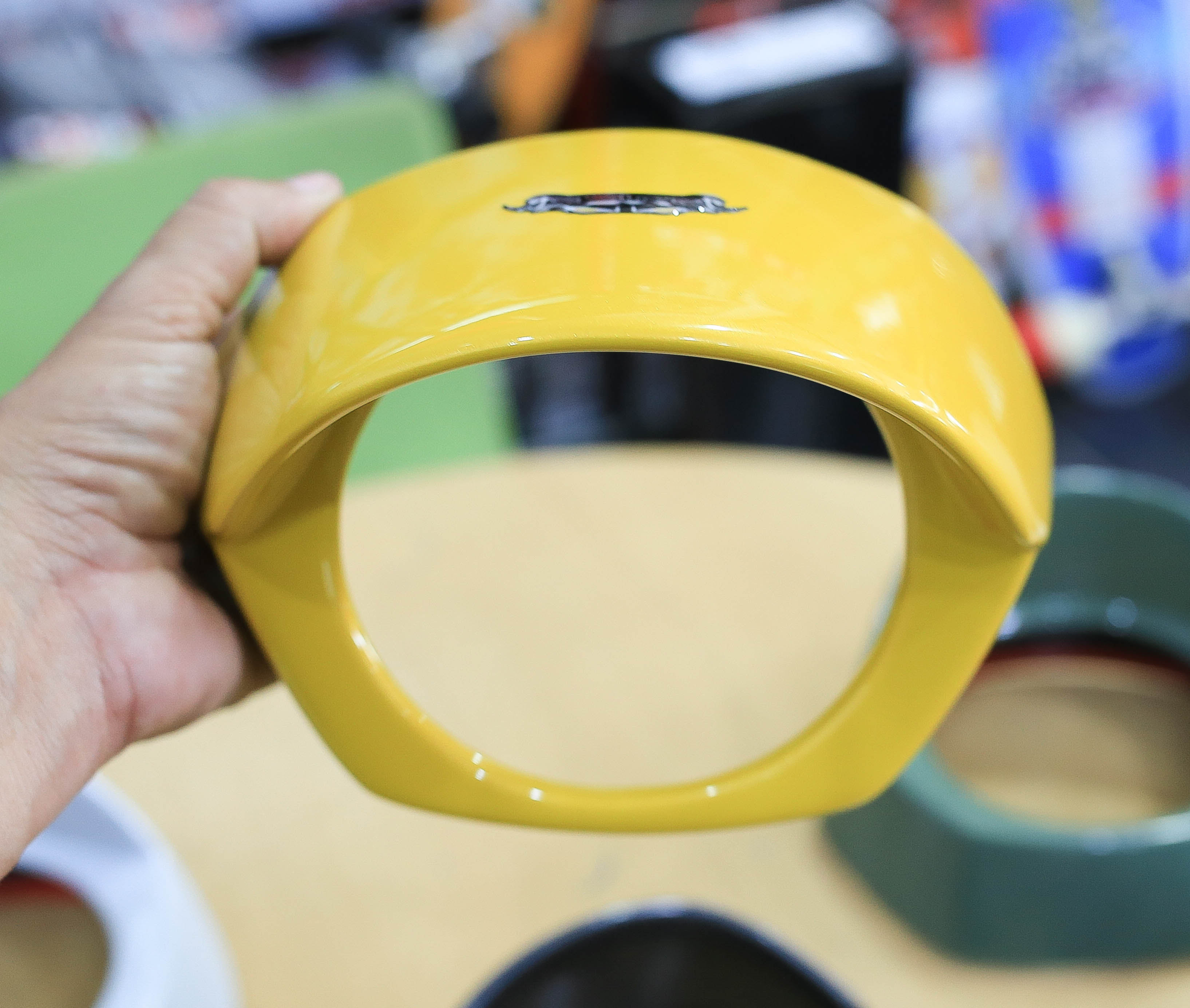 ครอบไฟหน้า Asura Giorno+ (แก๊ปไฟหน้า) สีขาว ดำด้าน ดำเงา ราคา1100