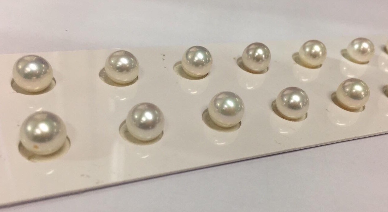 ไข่มุกน้ำจืด ขนาด 9-10มิล กลม สีขาว เม็ดละ 1000