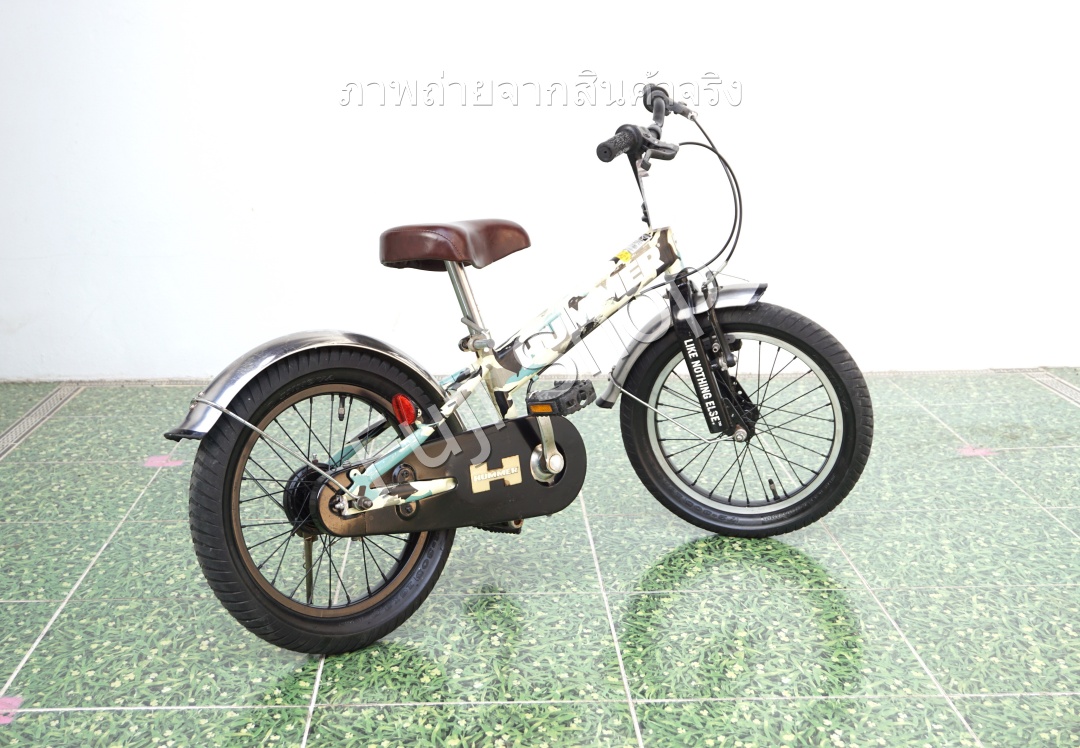 จักรยานเด็กญี่ปุ่น - ล้อ 16 นิ้ว - ไม่มีเกียร์ - Hummer - สีเขียว [จักรยานมือสอง]