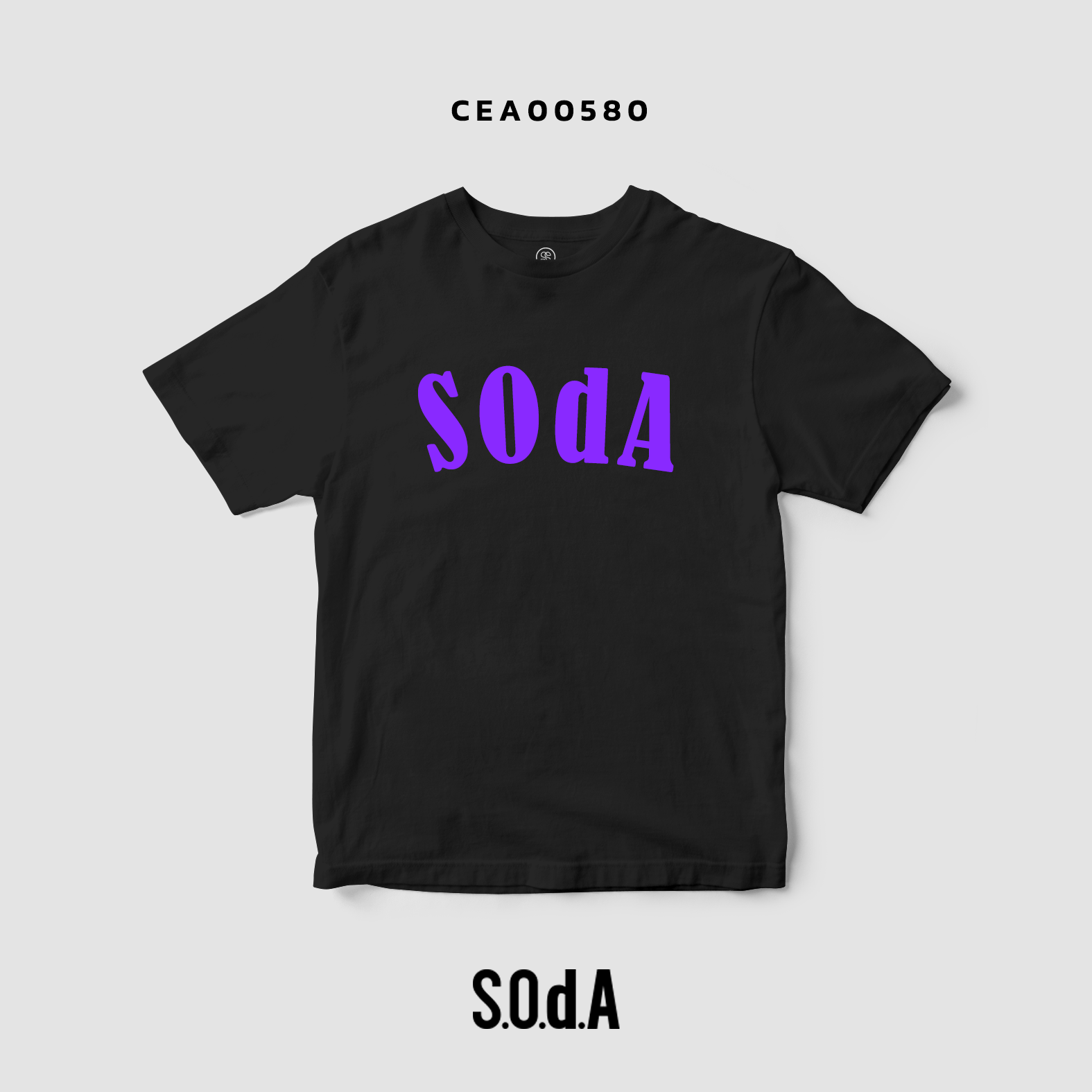 เสื้อยืด พิมพ์ลาย S.O.d.A Purper รหัส CEA00580 #เสื้อยืด #SOdA