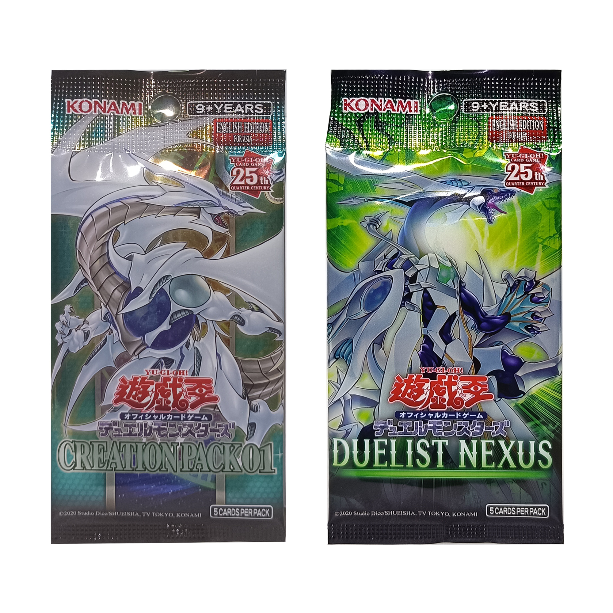 Game Card Yu-Gi-Oh! Booster Pack Yugioh Asia English OCG Konami ซองสุ่มการ์ดยูกิของแท้ ภาษาอังกฤษ Creation Pack 01 Duelist Nexus
