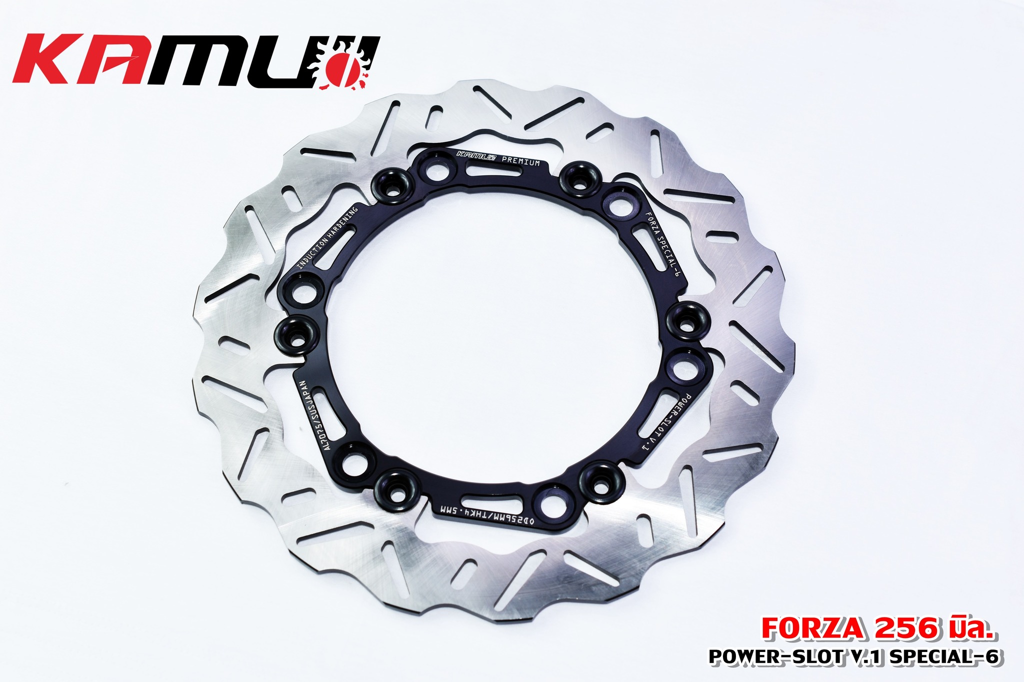 จานดิสก์หน้า ADV 350 / Forza 300-350 ขนาดเดิม 256 มิล. POWER-Slot V.1 Special-6