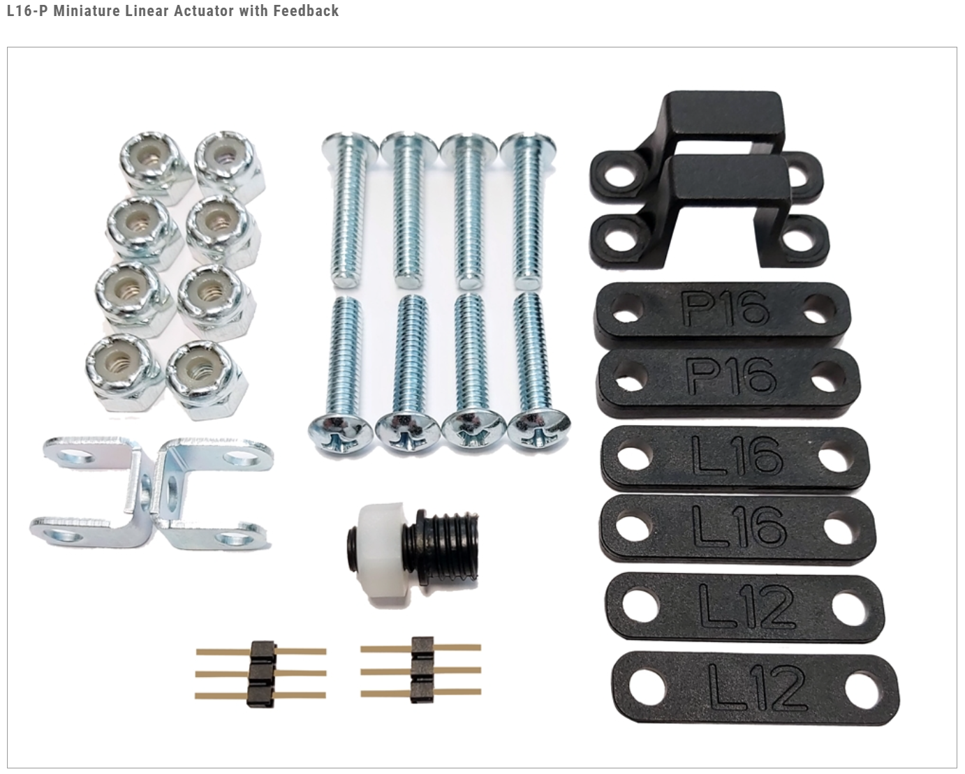 L16-P Miniature Linear Actuator with Feedback