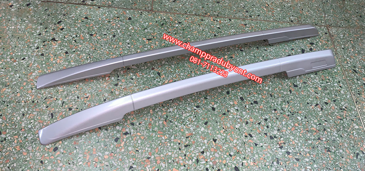 ราวหลังคา TOYOTA VIGO, VIGO CHAMP 4 ประตู สีบอร์นเงิน แบบแปะ